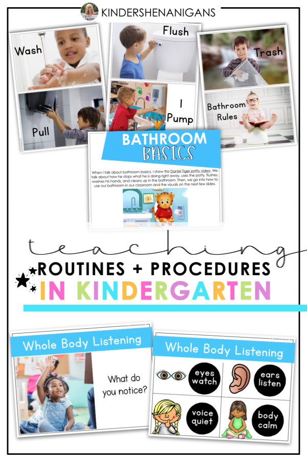 Teaching Routines Procedures In Kindergarten